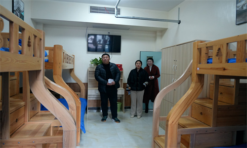 淮阳区教育体育局检查组莅临阳光学校开展 2024 年冬季学校安全交叉检查