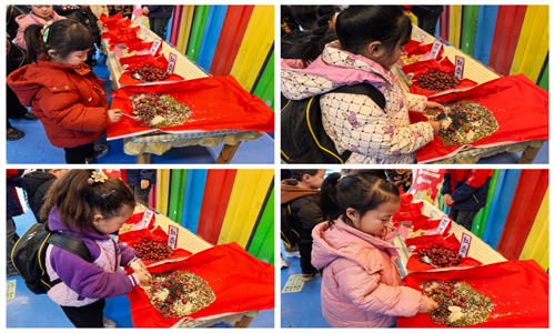 集百福米 喝腊八粥  幼儿部欢乐迎佳节
