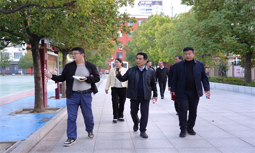 淮阳区应急局、区教体局联合检查组深入我校检查消防安全工作