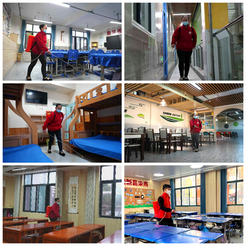 阳光学校：科学防控流感，全方位消杀筑牢校园健康防线